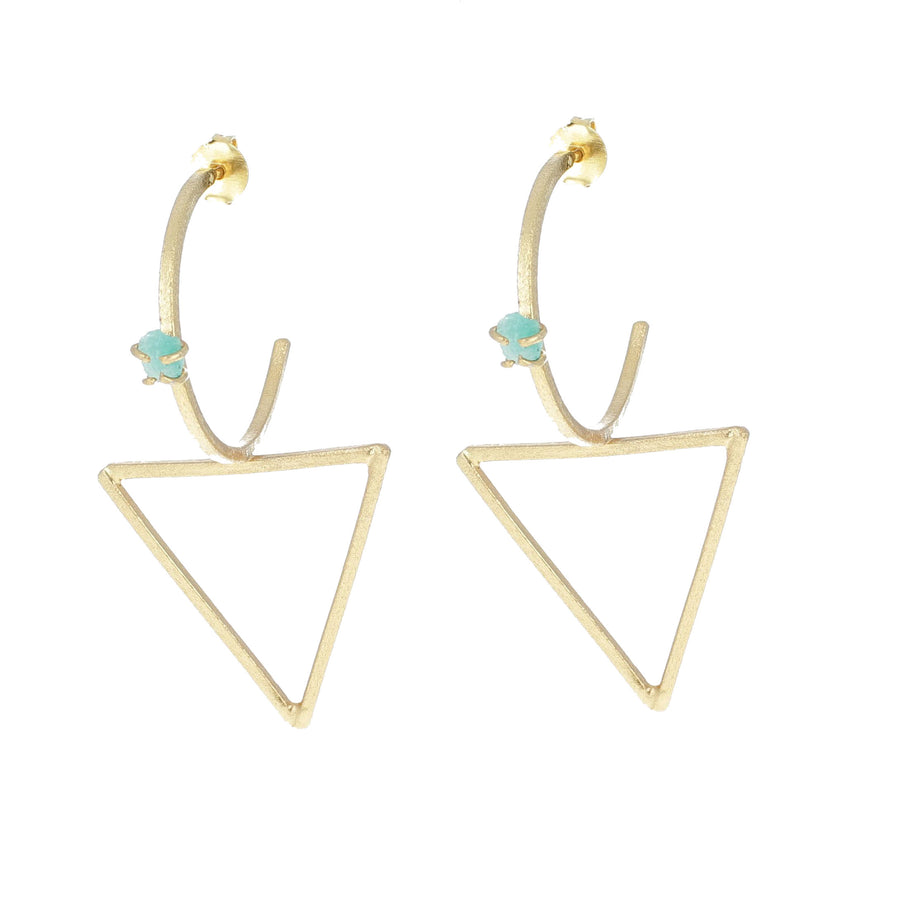 ARETES GEOMÉTRICO ESMERALDA